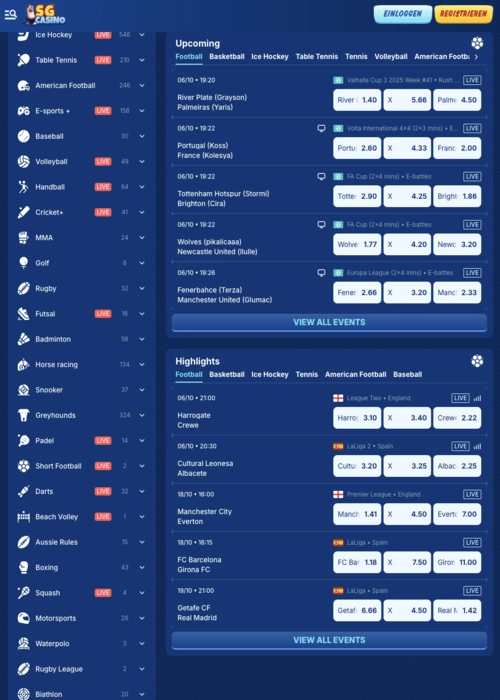 Portable gaming application software SG Casino